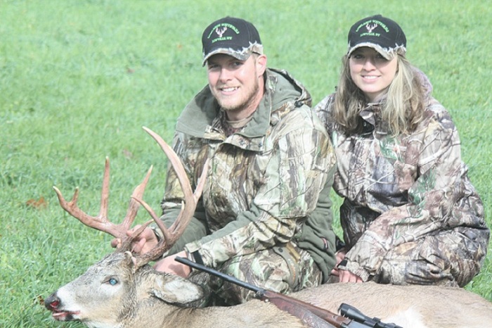 Couple Lowlands Whitetails Deer Hunters
